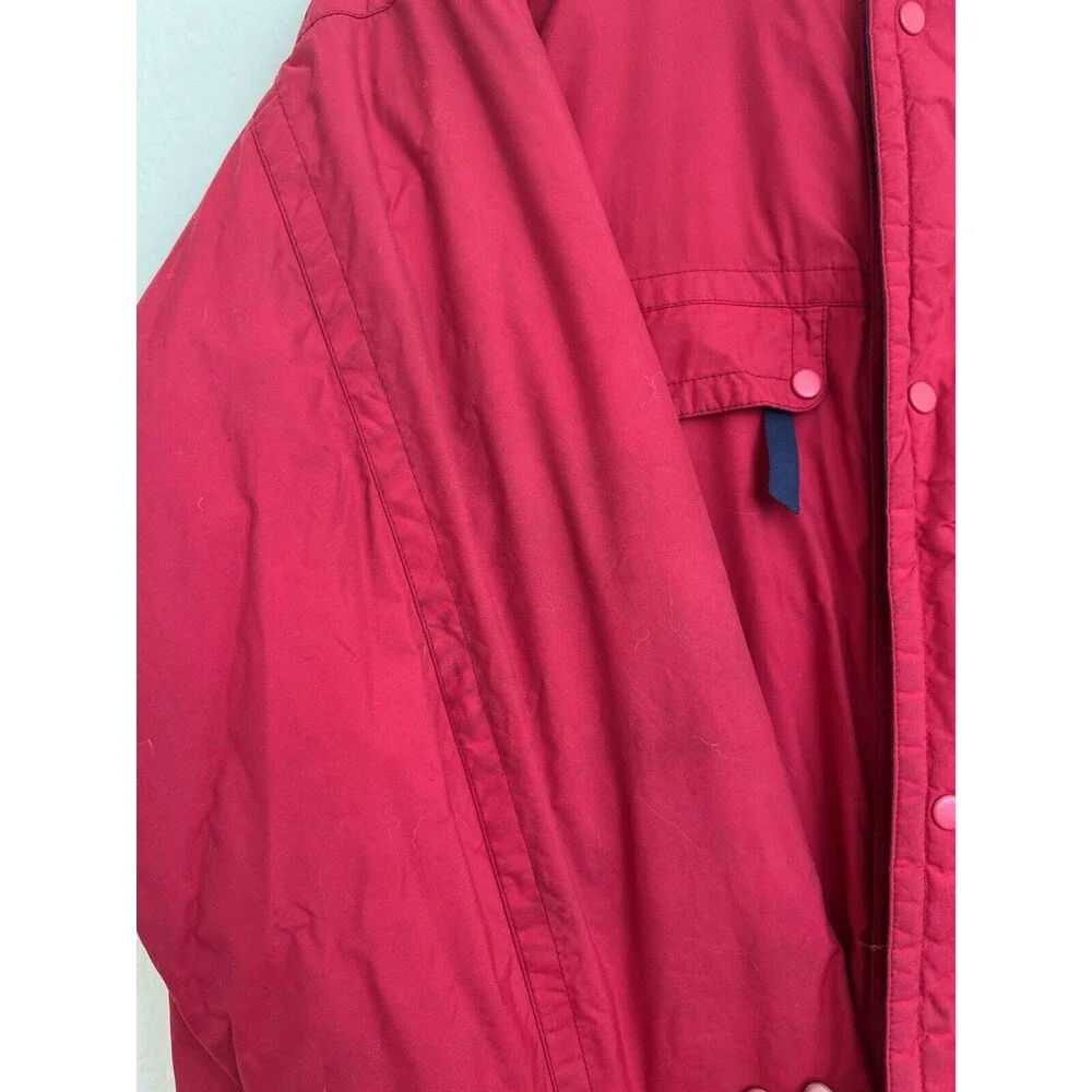 Vtg Patagonia Insulated DAS Puffer Jacket 90's Parka Red Blue‎ Mens L 84161 F3